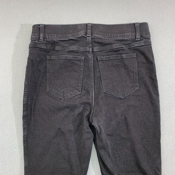 Spanx Ankle Skinny Jeans Women's Large Black Tapered Pull On 20278R - Picture 16 of 16